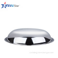 Stainless steel pot lid for fry pan